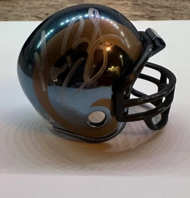 St Louis Rams Marc Bulger Signed Pocket Helmet Autographed - Image 1 of 2