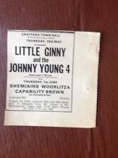L1c Ephemera 1972 Advert Crayford Little Ginny Johnny Young 4 Capability Brown