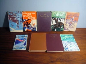 9 Vintage SUGAR CREEK GANG Paul Hutchens PB and HC Some 1st eds & other - Picture 1 of 3
