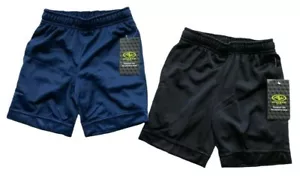 Athletic Work's Shorts XS (4-5) Black And Blue, Pack x2 - Picture 1 of 11