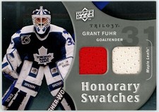 2009-10 Trilogy Honorary Swatches Grant Fuhr Jersey #HS-GF