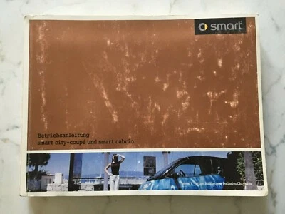 SMART MANUALE LIBRETTO USO MANUTENZIONE ISTRUZIONI UTENTE ORIGINALE TEDESCO GER - Immagine 1 di 4