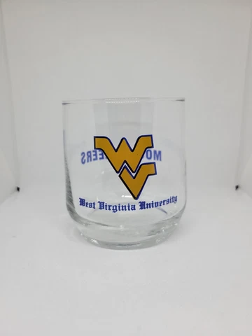 Vintage West Virginia Mountaineers Cocktail Glass Cover