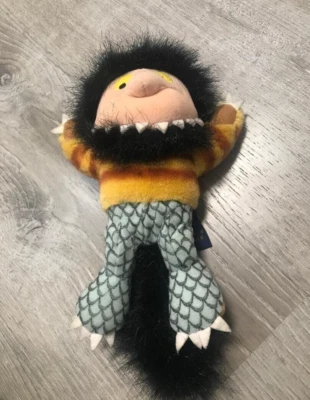 "Felpa Maurice Sendak 1998 vintage Where The Wild Things Are Moishe 10""" Foto 1 de 2