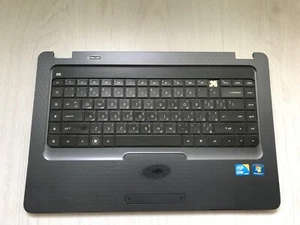 Hp Pavilion G62 black palmrest with keyboard and power button - Picture 1 of 4