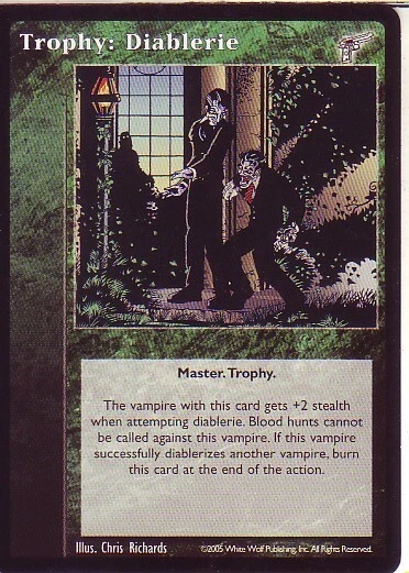 Trophy: Diablerie  VTES CCG KMW - Image 1 of 1