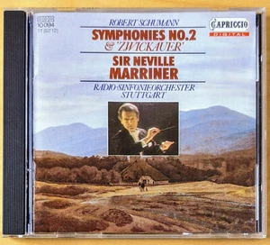 SIR NEVILLE MARRINER - SCHUMANN - SYMPHONIES NO.2 - CAPRICCIO CD GERMAN - NICE - Bild 1 von 3