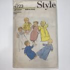 Style Pattern 4723 CUT Newborn Babies Layette Gown Sleeping Bag Vintage 1979 70s