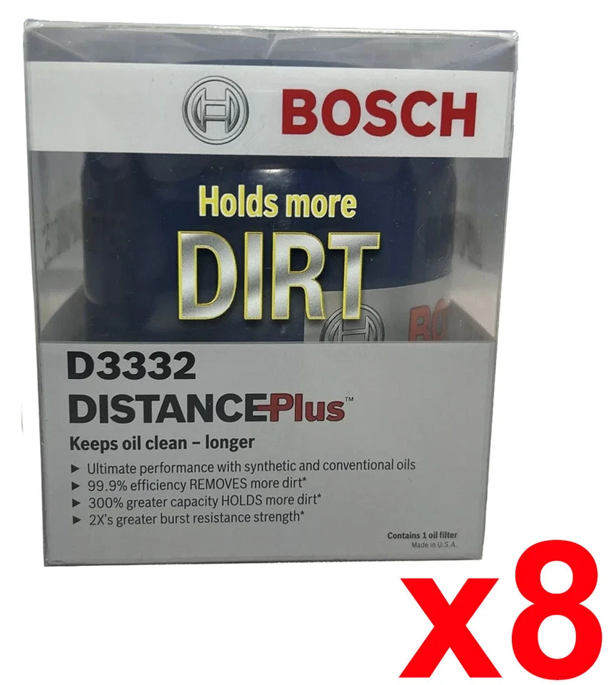 For 1975-2012 Hummer Isuzu Oldsmobile Pontiac OE GENUINE Oil Filter 8PCS D3332 - Image 1 of 3