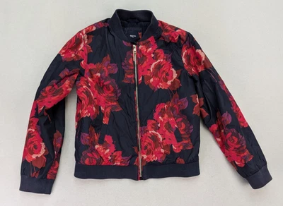 Chaqueta bomber ligera con estampado floral azul rosa talla XXL Gap para niños y niñas Foto 1 de 4