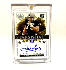 2023 Panini Impeccable - Stars of the Hall Howie Long Autograph /49 Raiders SP - Bild 1 von 2