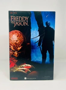 2004 FREDDY VS JASON FILM KRUEGER 12" SIDESHOW NEUWERTIG IN OVP VINTAGE FENSTER BOX TÜRKLAPPE - Bild 1 von 17
