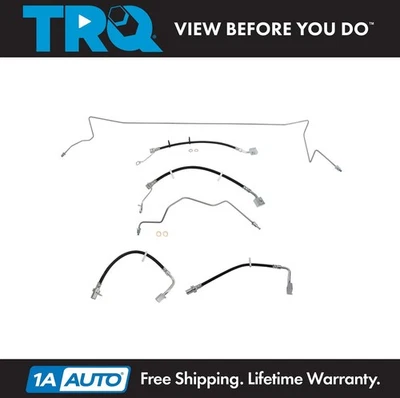 Juego de mangueras de freno TRQ para Dodge Ram 1500 2009-2010 Foto 1 de 4