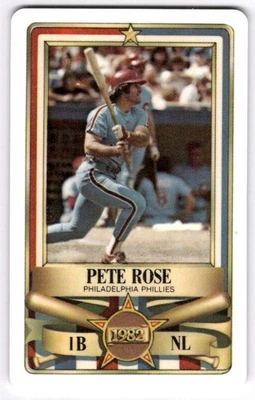 1982 Perma-Graphics All-Star Credit Cards #16 Pete Rose - Image 1 of 2