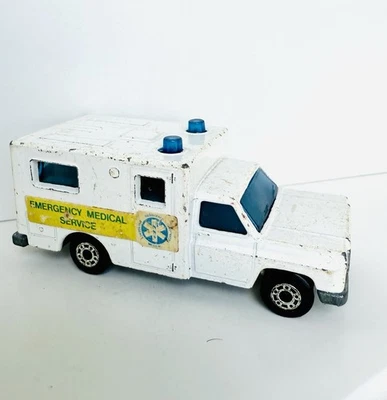 1977 Matchbox Ambulance No. 41 1:64 Superfast Emergency Medical Service Truck - Image 1 of 4