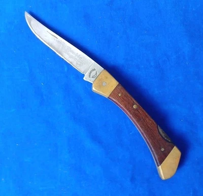 Navaja de bolsillo de acero inoxidable Imperial USA Frontier #4515 Double Eagle LockBack Foto 1 de 4