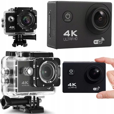Mini DV Sportkamera,Action Kamera 4K Wasserdichte Sportvideo,4K HD Kamera 1080P - Bild 1 von 4