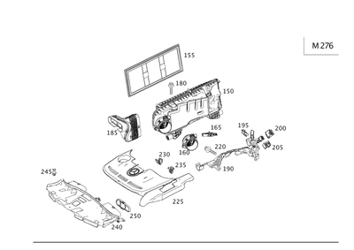 Cubierta de ventilador original Mercedes-Benz 212-500-02-55 Foto 1 de 2