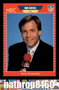 1989 Pro Set Announcers #23 Bob Costas Football NM/NM+  NFL 9290 - Picture 1 of 4