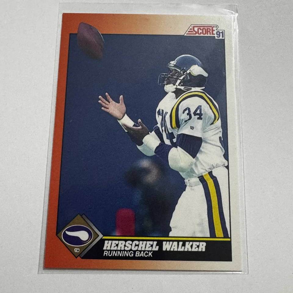 1991 Score #348 Herschel Walker - Image 1 of 1