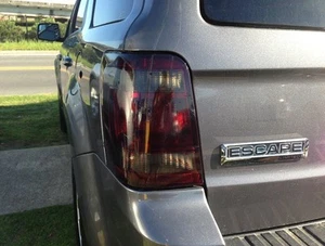FOR 08-12 FORD ESCAPE TAIL LIGHT PRECUT TINT COVER SMOKED OVERLAYS - Bild 1 von 1