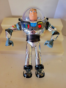 Toy Story Intergalactic Buzz Lightyear Chrome Action Figure NOT TESTED