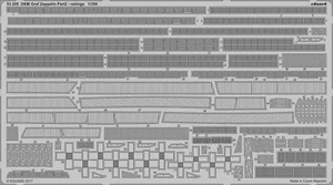Eduard Pieces Gravées Dkm Graf Zeppelin P.2 Railings - 1:3 50 pour Trompettiste - Picture 1 of 1