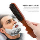 Hair Brush Wood Handle Natural Boar Bristle Men Beard Comb Styling Barber Sp