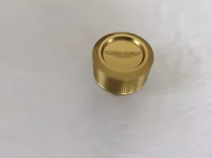 Genuine Aston Martin Gold Oil Filler Cap for V12 DB9 DB11 DB12 VANTAGE NEW - Picture 1 of 8
