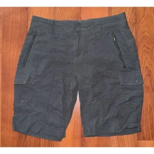 Columbia women's Cargo Shorts Gray Size 4 10" inseam Summer Lightweight - Picture 1 of 8