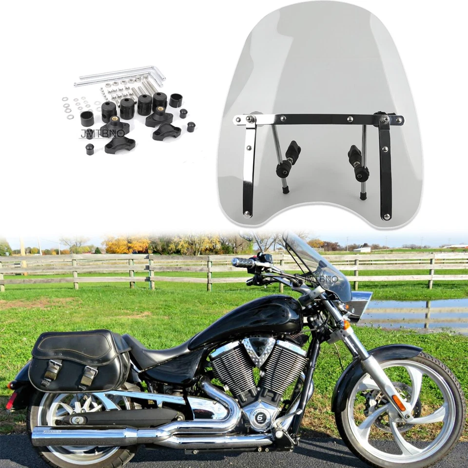 Parabrisas de humo para Victory Hammer Vegas 18x16" manillar de 7/8"" 1"" Foto 1 de 4