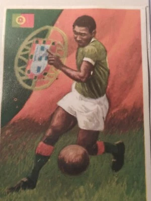 EUSEBIO  Portugal    Ases Mundiales del Deporte  1979 - Imagen 1 de 4