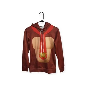 Donkey Kong DK Characters Full Print Hoodie Youth Large - Picture 1 of 4
