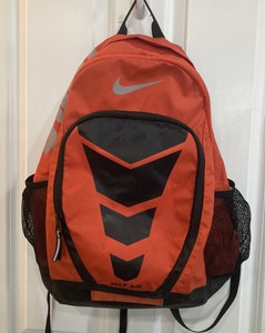 nike max air backpack orange