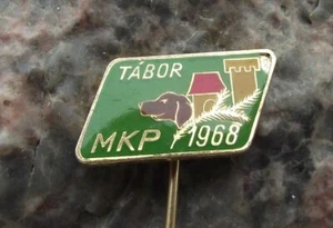 1968 Hunting Dog Breeders Show Tabor Memorial MKP Podhajskeho Hunter Pin Badge - Picture 1 of 2