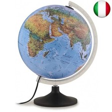 Tecnodidattica - Mappamondo Atmosphere Solid B, Luminoso, (Fisico/Politico)