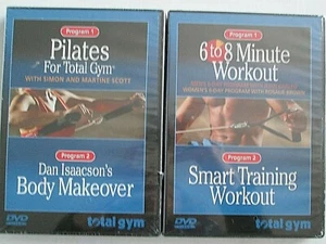 TOTAL GYM DVD Lot Pilates, Body Makeover, 6 to 8 Minute, Smart Training Workout - Bild 1 von 5