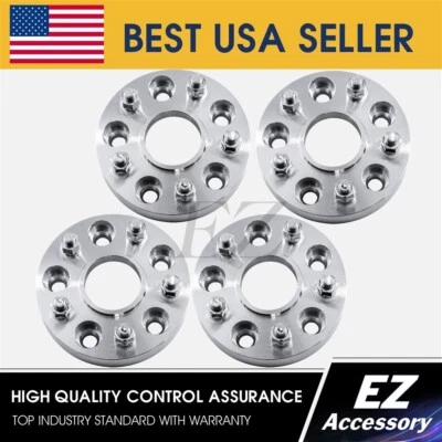 4 Wheel Adapters 5 Lug Hub Centric Spacer 5x114.3 | 5x4.5 For Lexus Toyota 1" - Image 1 of 4