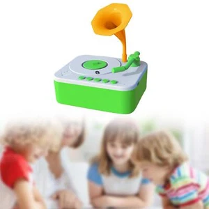 Kids Gramophone with 96 Cards Portable for Boys Girls 3-6 Years Old Children - Picture 1 of 5