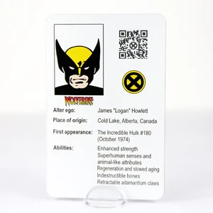 Wolverine Self Standing ID Trading Card - Picture 1 of 3