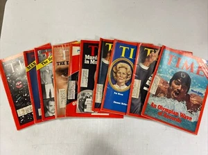 TIME MAGAZINE 1971 & 1972  Lot Of 10 - Picture 1 of 5