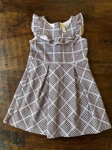 New Janie and Jack Berry Houndstooth Ponte Dress - Girls Size 4 - Picture 1 of 5