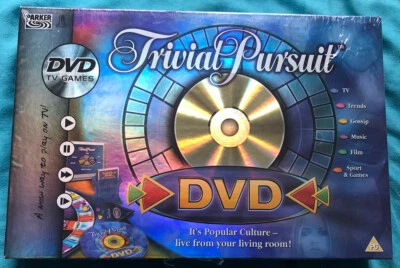 TRIVIAL PURSUIT DVD/TV EDITION - Board Game NEW SEALED - Image 1 of 2