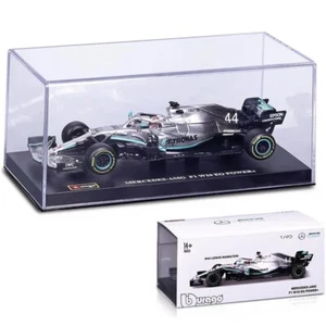 2019 F1 Lewis Hamilton Mercedes AMG Racing W10 Diecast Car Case Driver Model - Picture 1 of 8