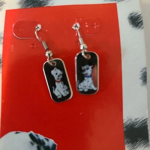101 Dalmatians Earrings With Surgical Steel Posts - Picture 1 of 8