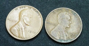 1942 P-D Lincoln Penny's - Bild 1 von 6