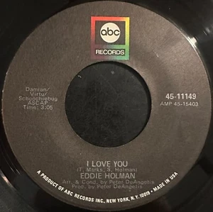 Eddie Holman - I Love You / I Surrender (7" Single) - Imagen 1 de 4