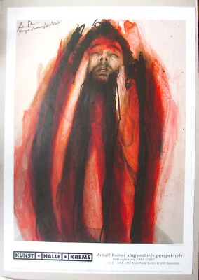 ARNULF RAINER . 4 PLAKATE , 90er Jahre , Großformat , bester Zustand - Bild 1 von 4