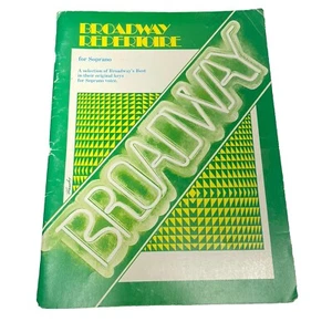 Libro de partituras de Broadway para soprano llaves originales Chappell - Imagen 1 de 5