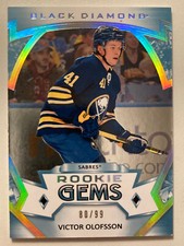 2019-20 Black Diamond Rookie Gems Spectrum Victor Olofsson RC #RG-VO 80/99 READ